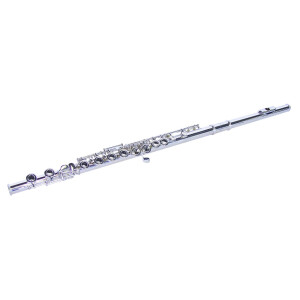 Dimavery QP-10 C flute, silver plated