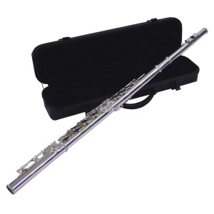 Dimavery QP-10 C flute, silver plated
