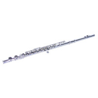 Dimavery QP-10 C flute, silver plated
