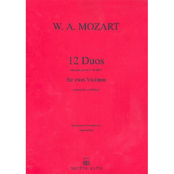 12 Duos nach KV487 (KV496a)