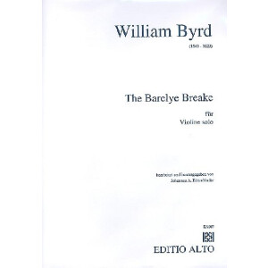 The barelye Breake für Violine solo
