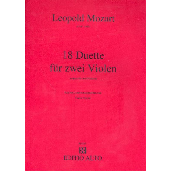 18 Duette für 2 Violinen