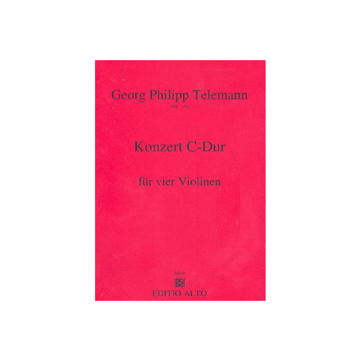 Konzert C-Dur für 4 Violinen