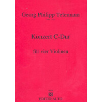 Konzert C-Dur für 4 Violinen
