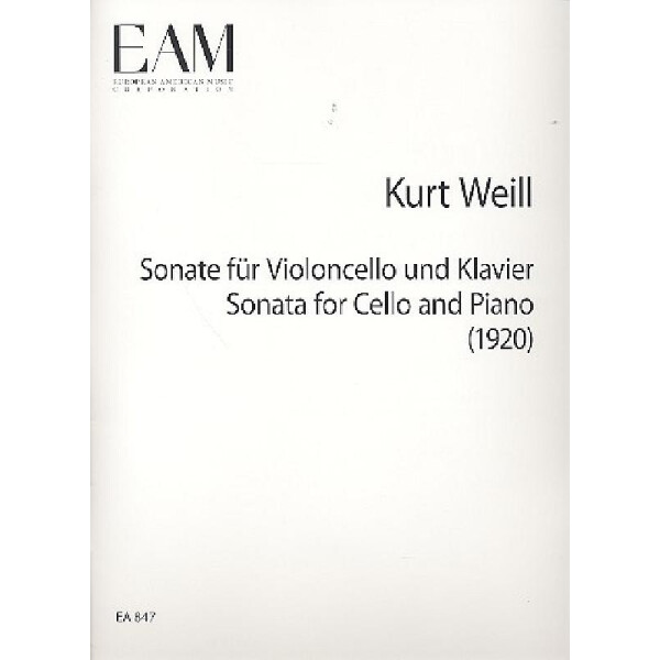 Sonata for cello and piano
