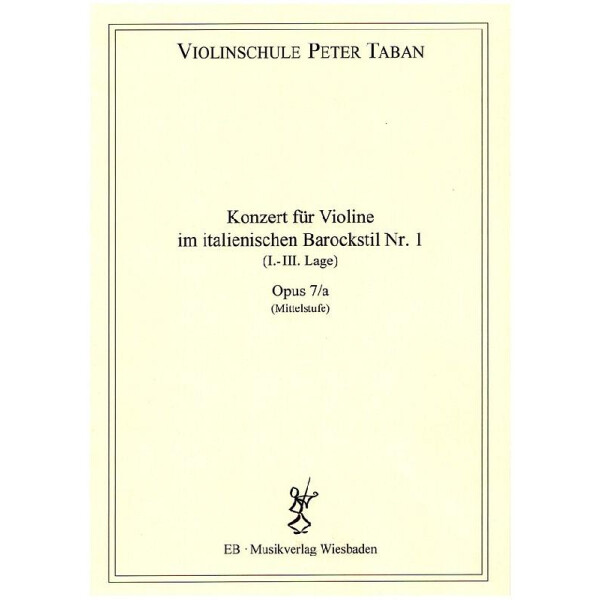 Konzert im italienischen Barockstil Nr.1 op.7a