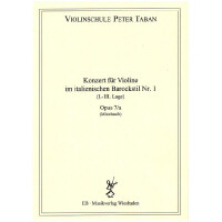 Konzert im italienischen Barockstil Nr.1 op.7a