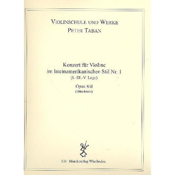 Konzert im lateinamerikanischen Stil Nr.1 op.8d