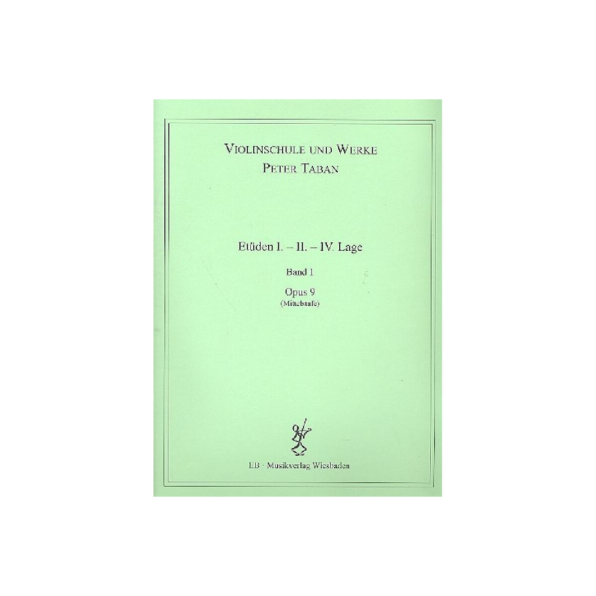 Schule op.9 - Etüden Band 1 für Violine