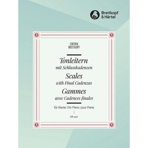 Tonleitern mit Schlusskadenz