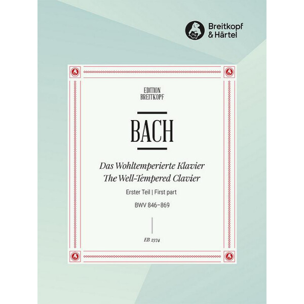 Das Wohltemperierte Klavier Teil 1 BWV846-869