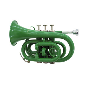 Dimavery TP-300 Bb-Taschentrompete, grün