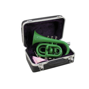 Dimavery TP-300 Bb-Taschentrompete, grün