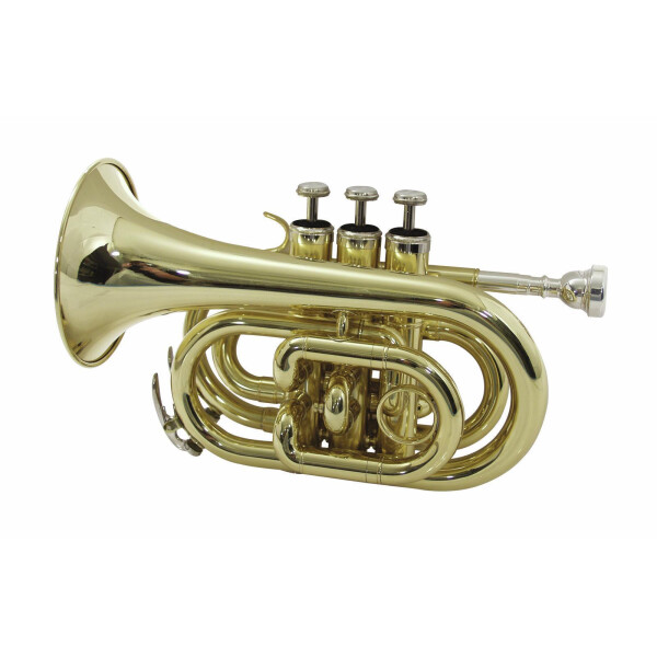 Dimavery TP-300 Bb-Taschentrompete, gold