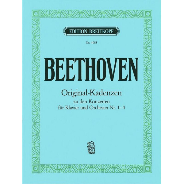 Original-Kadenzen zu den Konzerten Nr.1-4
