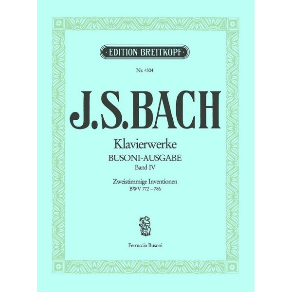 Zweistimmige Inventionen BWV772-786