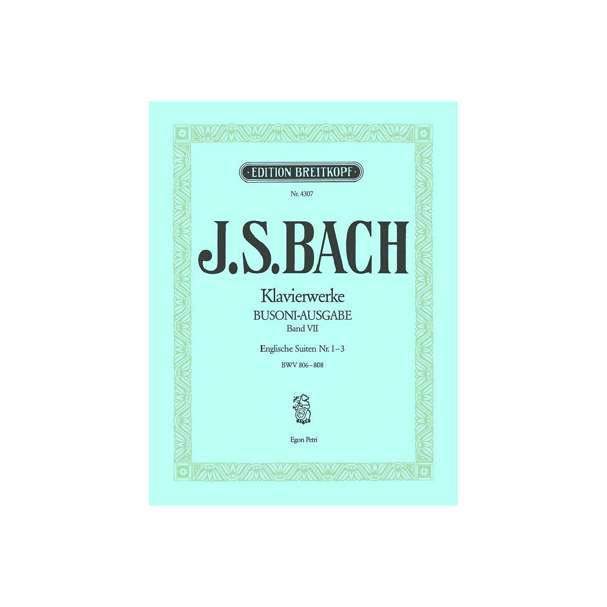 Englische Suiten Nr.1-3 BWV806-808 box