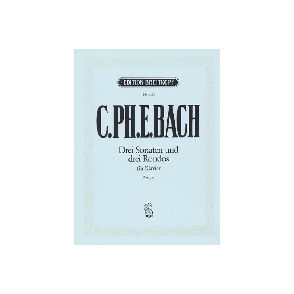 3 Sonaten und 3 Rondos Wq57 box