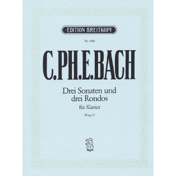 3 Sonaten und 3 Rondos Wq57