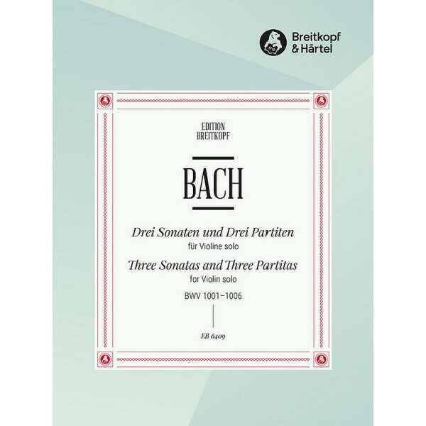 3 Sonaten und Partiten BWV1001-1006