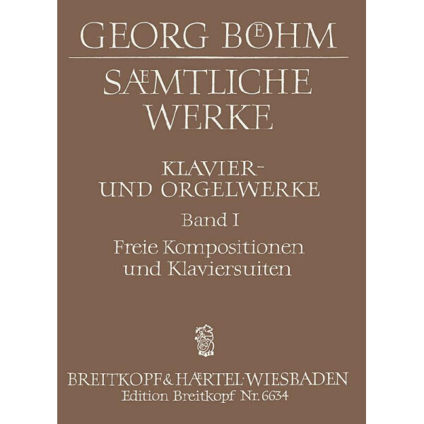 Klavier- und Orgelwerke Band 1