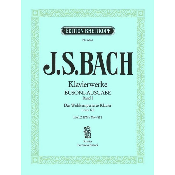Das wohltemperierte Klavier - Teil 1 Band 2