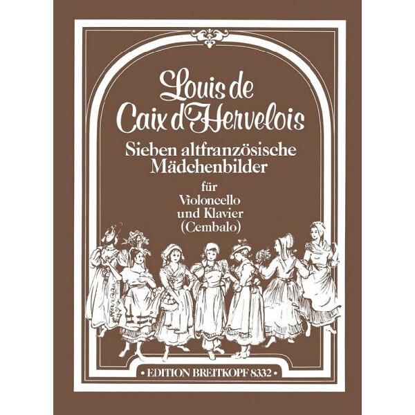 7 altfranzösische Mädchenbilder