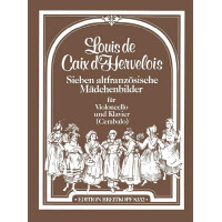 7 altfranzösische Mädchenbilder