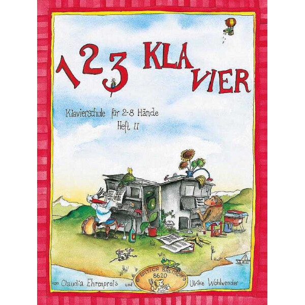 1 2 3 Klavier Band 2 - Klavierschule
