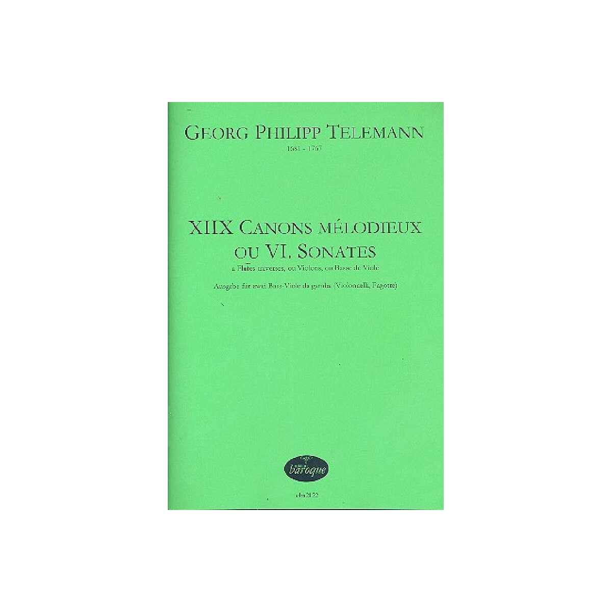 18 Canons Mélodieux ou 6 Sonates box