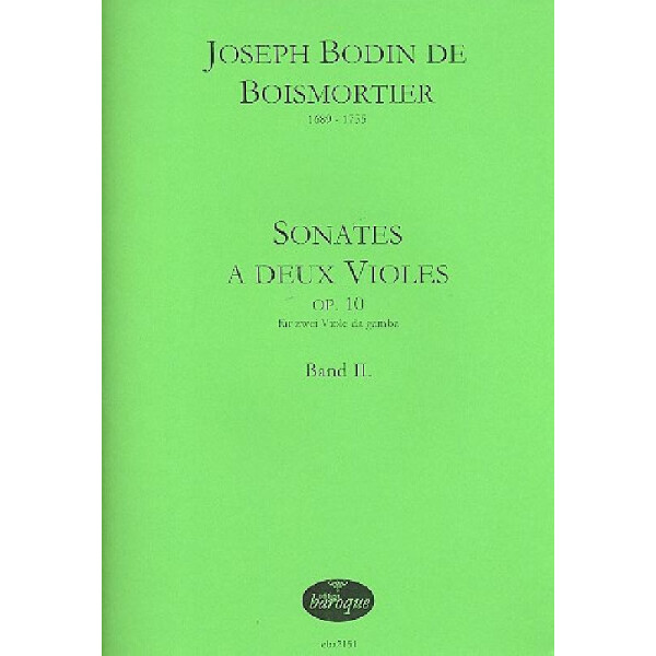 Sonates a deux violes op.10 (nos 4-6)