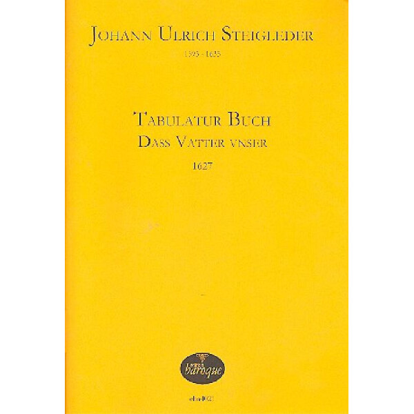 Tabulaturbuch Dass Vatter Unser