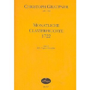 Monatliche Clavierfr&uuml;chte 1722 Band 3 (Juli -...