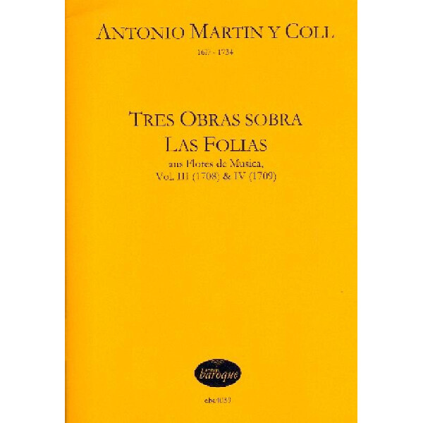 3 Obras sobre Las Folias aus Flores de musica Band 3 und 4