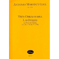 3 Obras sobre Las Folias aus Flores de musica Band 3 und 4
