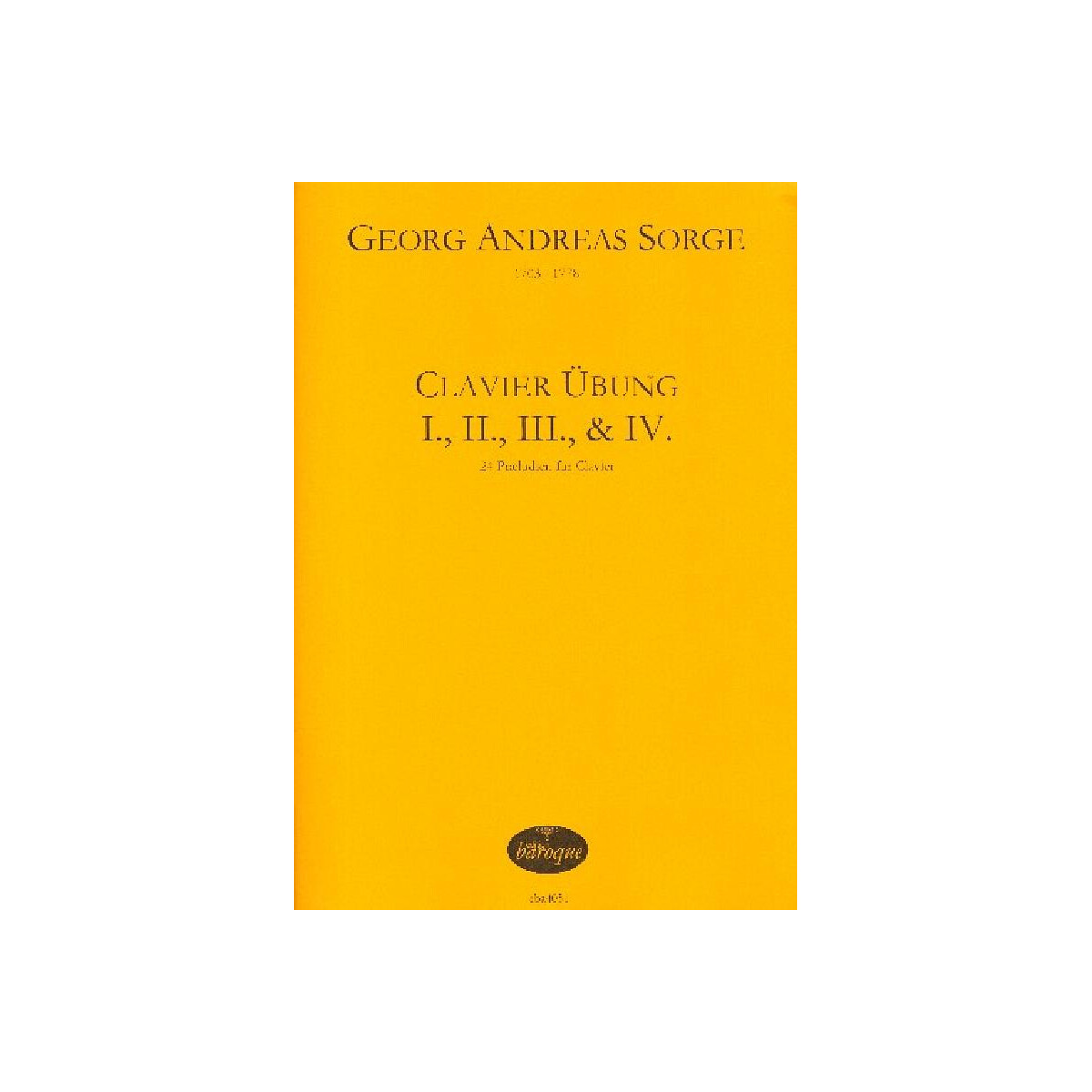 Clavierübung 1-4 24 Präludien box