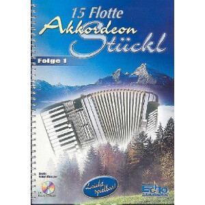 15 flotte Akkordeonstückl Band 1 (+CD)