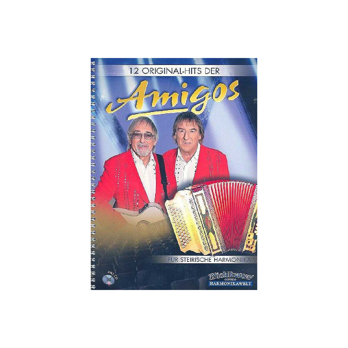 12 Original-Hits der Amigos (+CD) für