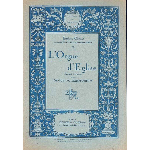 Lorgue deglise recueil de