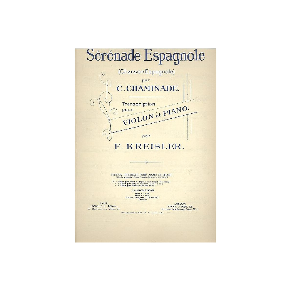 Sérenade Espagnole box