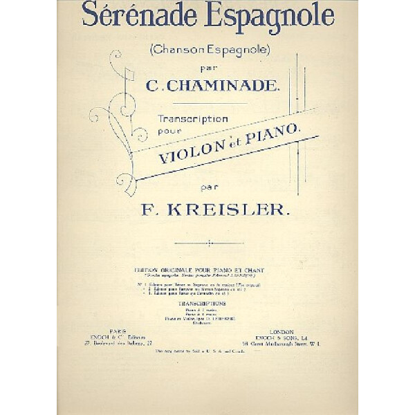Sérenade Espagnole