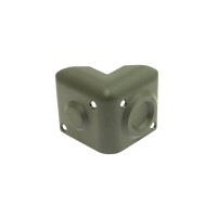 Accessory plastic corner, leg 50mm, stackable