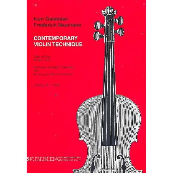 Contemporary Violin Technique - volume 1 (parts 1+2)