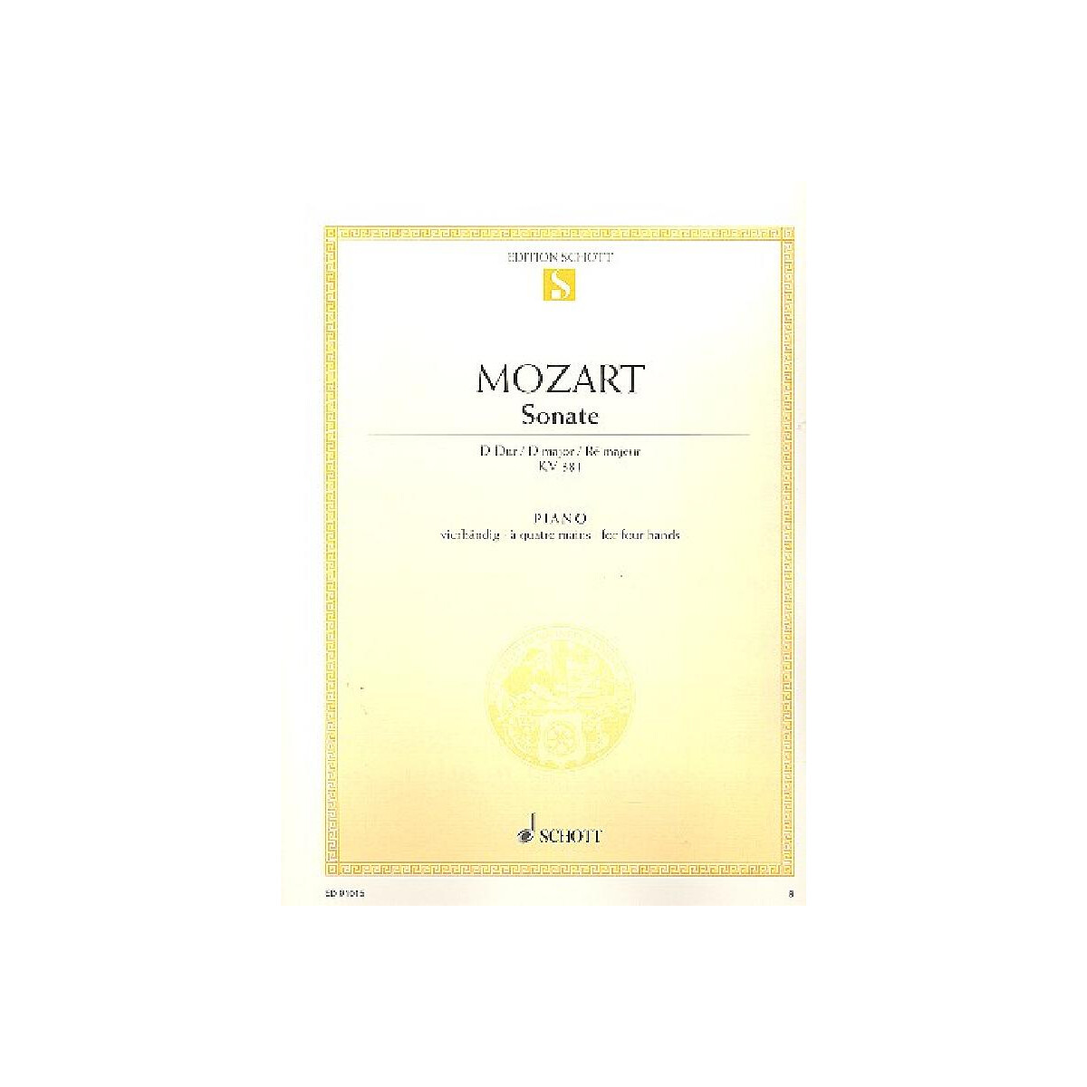 Sonate D-Dur KV381 box