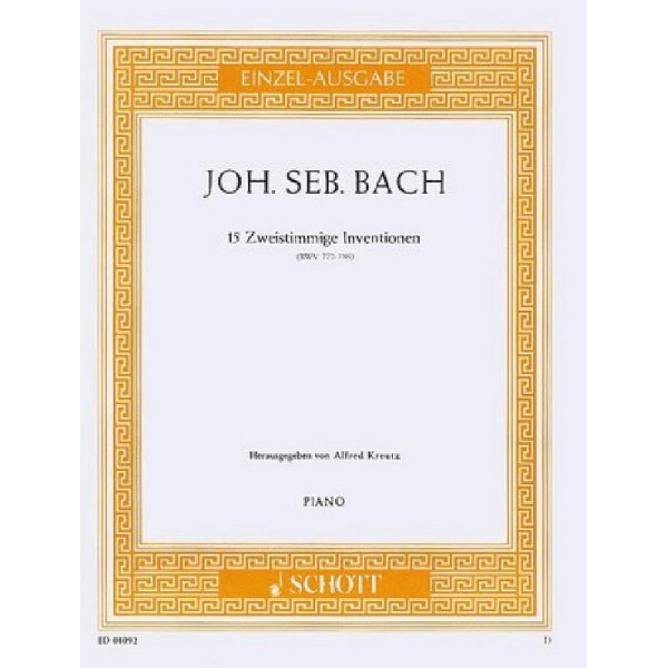 Zweistimmige Inventionen BWV772-786