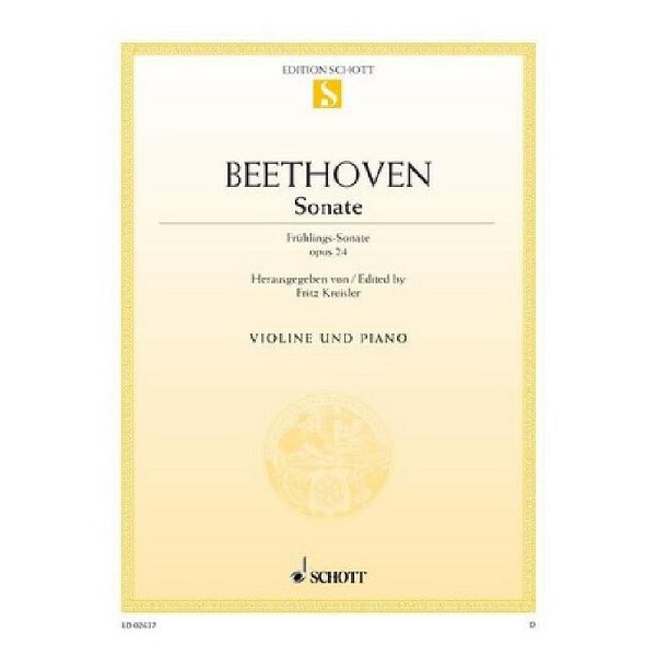 Sonate F-Dur op.24 für Violine