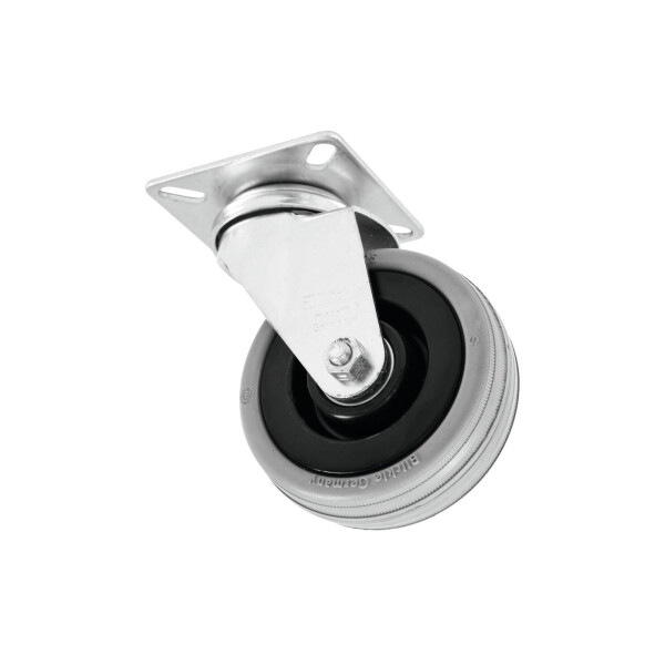 Roadinger swivel castor 75mm gray