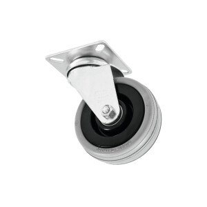 Roadinger swivel castor 75mm gray