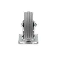 Roadinger swivel castor 75mm gray