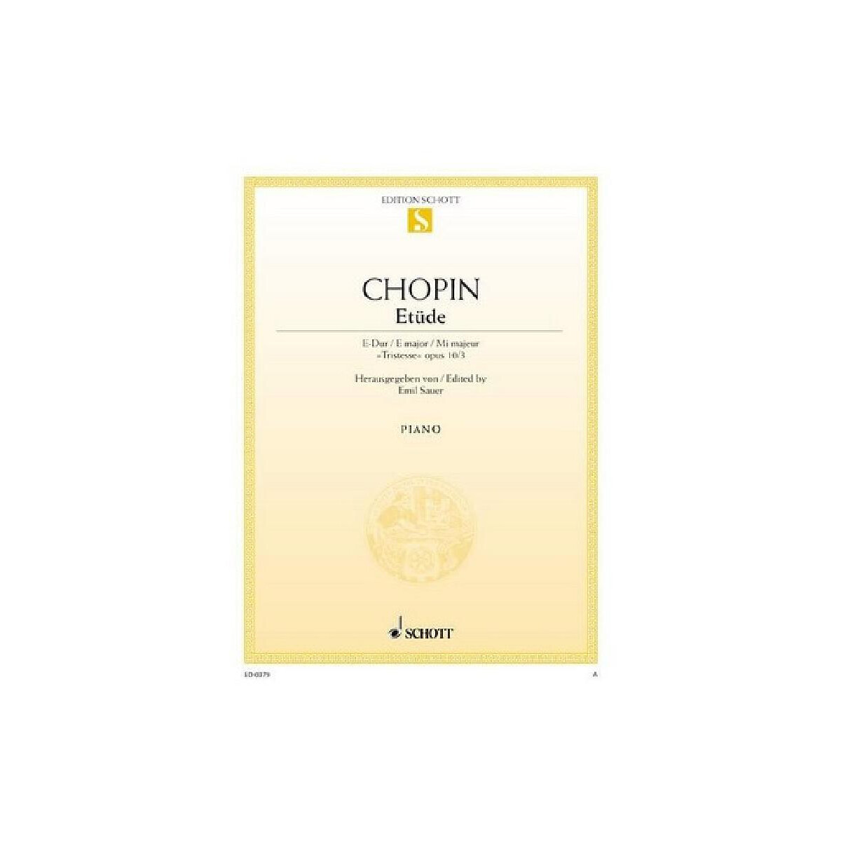 Etüde E-Dur op.10,3 box